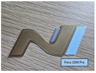 Pegatinas 3D para el faldón de i30N Pre
