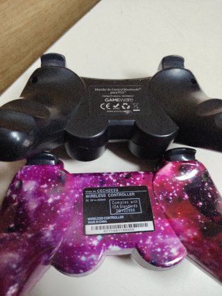 Mando PS3 Gameware Galaxy y Negro