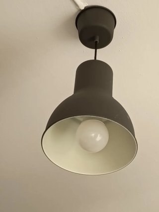 Lámpara Industrial Metálica Negra Ikea