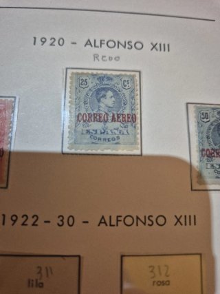 Sellos España 1920 Alfonso XIII
