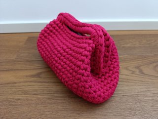 Borsa clic clac 100% fatta a mano, molla da 19 cm