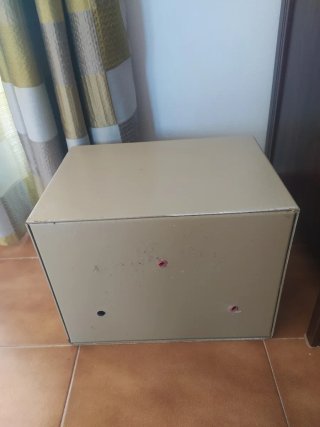 Caja Fuerte Seguridad Metal Beige