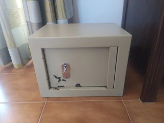 Caja Fuerte Seguridad Metal Beige