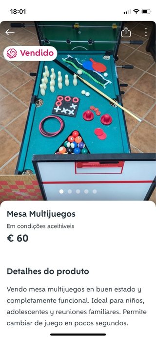 Mesa Multijuegos 12 en 1