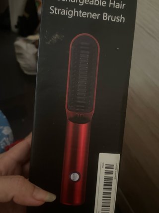 Cepillo alisador pelo rojo
