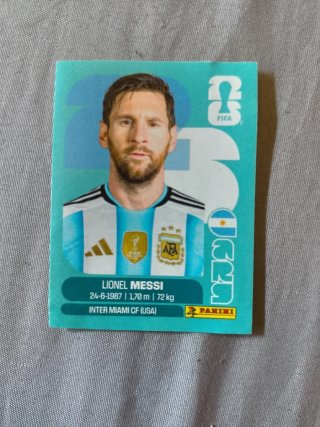 Cromo Messi Panini