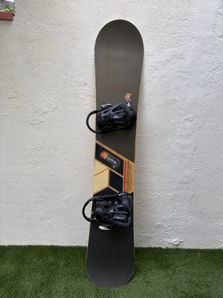 Tabla Snow 162cm + Fijaciones Casi Nuevas