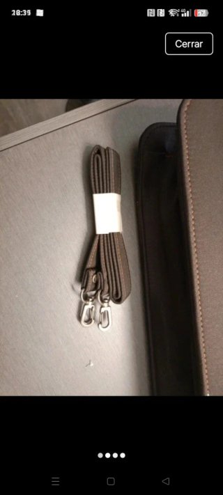 Maletín para portátil marrón y negro