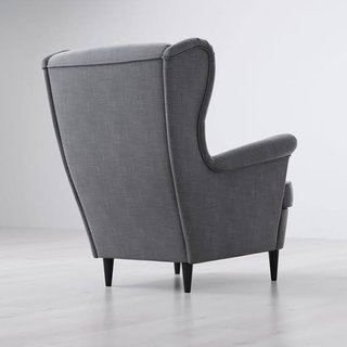 Sillón orejero Ikea Nordvalla gris
