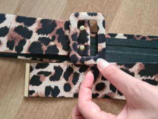 Cintura leopardata donna