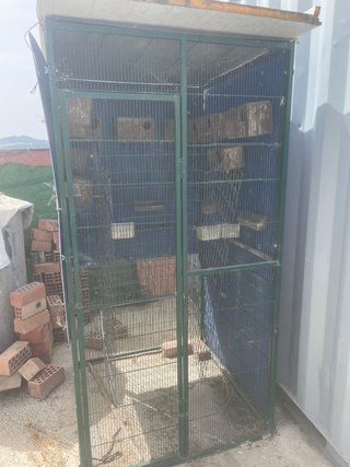Voladera grande para pájaros