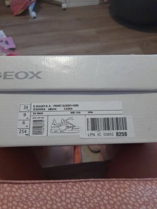 Geox Zapatillas Marrón/Plata Talla 39