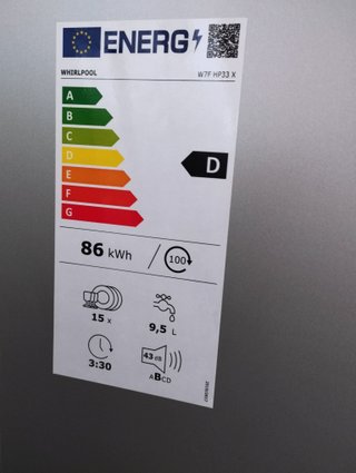 Lavavajillas Whirlpool W7FHP33X
