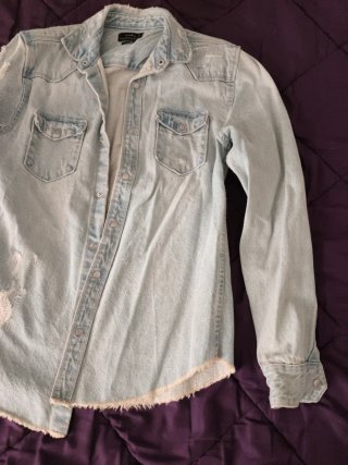 Camisa vaquera Zara hombre