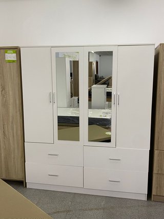 Nuevo armario blanco economico con espejo