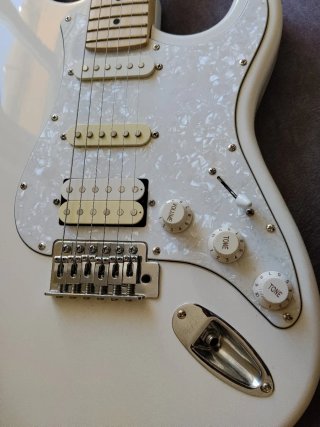 Guitarra Eléctrica Blanca Humbucker