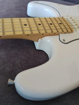 Guitarra Eléctrica Blanca Humbucker