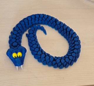Serpiente Articulada Zootrópolis Azul