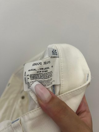 Pantaloni Armani Jeans - XS/S - Bianco - Ottimo