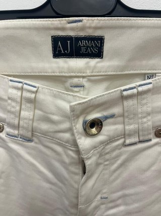 Pantaloni Armani Jeans - XS/S - Bianco - Ottimo