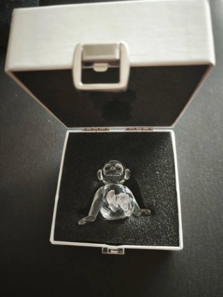 Figura Chimpancé Swarovski Cristal