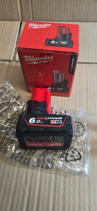 Batería Milwaukee M12 REDLITHIUM 6.0 Ah