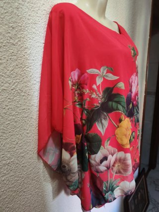Blusa Estampada Flores Talla Única