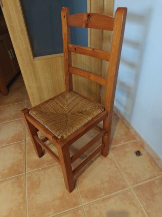 6 Sillas Pino Macizo