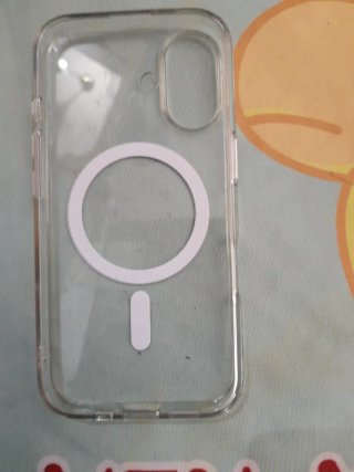 Funda móvil transparente MagSafe