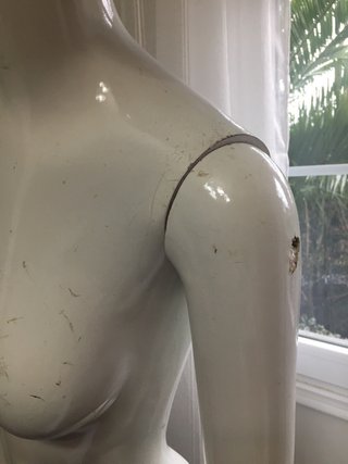 Maniquí Mujer Blanco Plástico