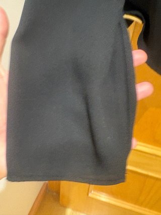 Blusa negra manga larga