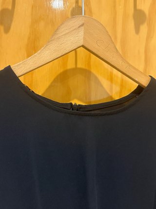 Blusa negra manga larga
