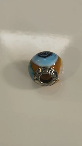 Abalorio Viceroy Plata y Cristal Murano Flor