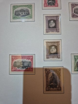 Sellos España Muerte Cervantes 1916