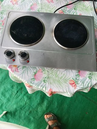 Vitrocerámica portátil 2 fuegos