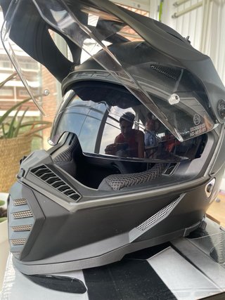 Casco LS2 Pioneer Evo Off Road Negro Talla S