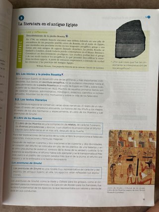 Literatura Universal, 1 Bachillerato