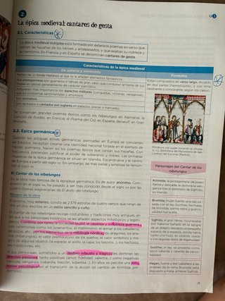 Literatura Universal, 1 Bachillerato