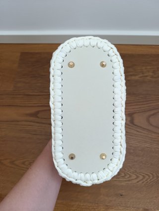 Borsa clic clac 100% fatta a mano, molla da 19 cm