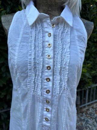 Abito estivo bianco vintage TG. L