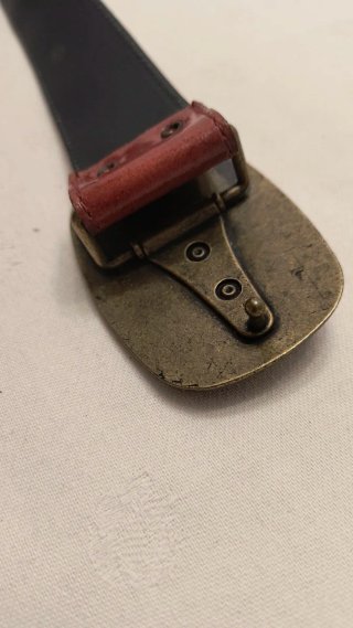 Cinturón de piel mujer hebilla dorada