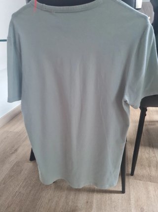 Camiseta Guess Talla S Verde Estampada