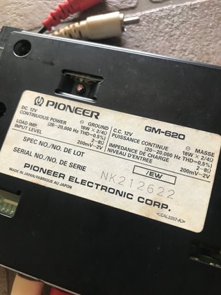 Autoradio Watssound W163B + Amplificatore Pioneer