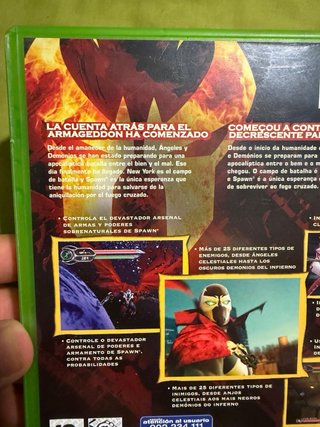 Spawn Armageddon Xbox PAL ESP