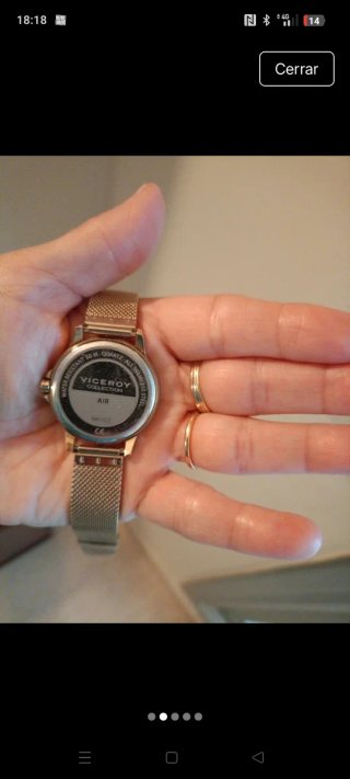 Reloj Viceroy Mujer Negro y Dorado