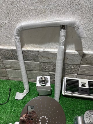 Columna Ducha Monomando Metal y Plástico