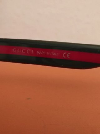 Montatura Occhiali Gucci Nera e Verde