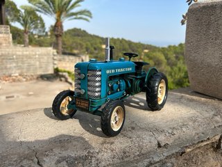 Tractor Decorativo Metal Antiguo