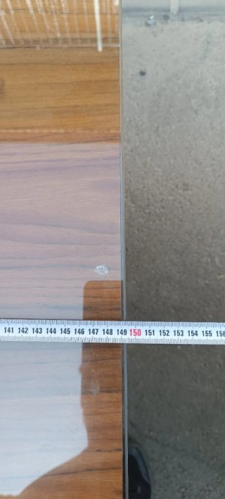 Mesa camilla rectangular cristal y madera