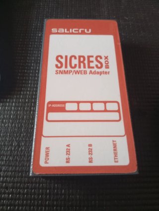 Adaptador Salicru SICRES SNMP/WEB